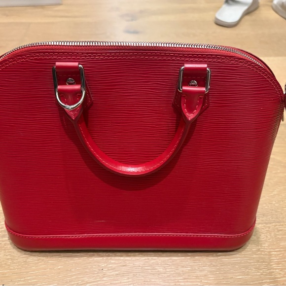 Louis Vuitton Red Satchel Bag - Picture 1 of 7